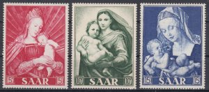 SAAR 1954 Sc#250-252 Mi#351-353 mnh (DR1480)