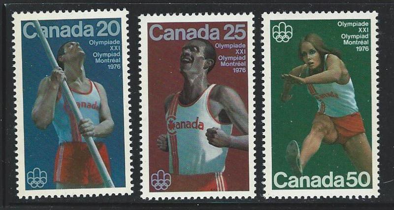 Canada MNH Scott cat.# 664 - 666