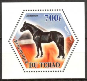 Chad 2014 Horses (4) MNH Cinderella !