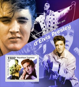 TOGO - 2022 - Elvis Presley - Perf Souv Sheet  - Mint Never Hinged