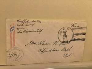 U.S. Passed by Naval  Censor 1943 With letter Airmail cover Ref R25513