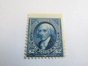 US Stamps,Sc.#262 Mint fine Small Parts of Original Gum,w/A. Miller Certificate