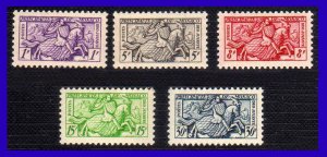 1951 - Monaco - Scott n 283 - 287 - MNH - MO- 41 - 03