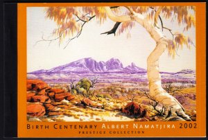 Australia 2002 Art Paintings Albert Namatjira Prestige Booklet Mi.MH152 MNH