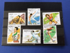 Kampuchea Barcelona Olympics 1989  Stamps  R45378