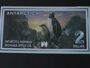 ​ANTARCTICA-2007-OVERSEA EXCHANGE NOTE $2 DOLLARS-UN-CIRCULATED-VERY FINE