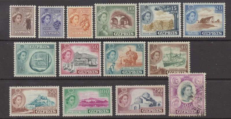 Cyprus - SG# 173 0 185 MH/MLH + 186 Used      -      Lot 0921455