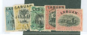 Labuan #67-71 Used Single