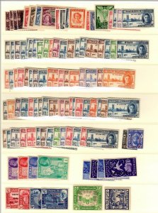 Lot of British Colonies issues (inc 37 different Peace issue) Mint, og, NH