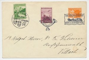 Postal stationery cover / Postmark Austria 1936 Stagecoach - Horse