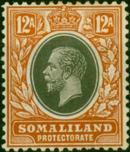 Somaliland 1921 12a Grey-Black & Orange-Buff SG81 Fine LMM