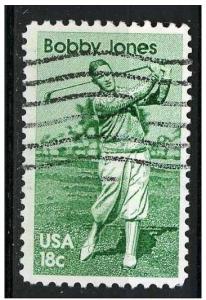 USA 1981 - Scott 1933 used - 18c, Bobby Jones 