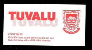 TUVALU SC# 188A+198A INCOMPLETE BKLT FVF/MNH