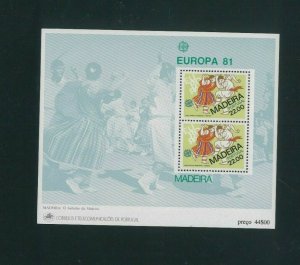 Portugal-Madeira 74a Europa SS Lot of 40. Cat.150.00.  Wholesale