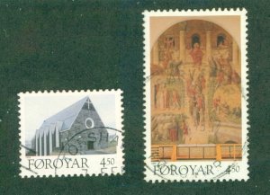 FAROE ISLANDS 310-1 USED CV $2.80 BIN $1.40