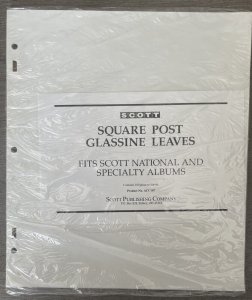 Scott Glassine Interleaves for both 2-post and 3-ring Scott Binders