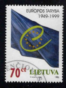 LITHUANIA LIETUVA Scott 630 Used Europa Flag stamp