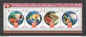 2015 Guinea-Bissau Fauna Marine Life Seashells Kb ** Stamps St1046