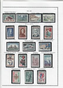 france 1964-65 stamps page ref 19780