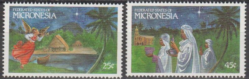 Micronesia #104-5  MNH F-VF  (SU1415)