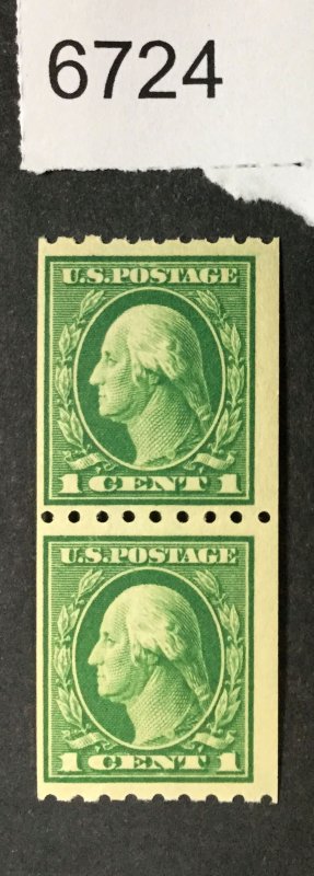 MOMEN: US STAMPS  #410  MINT OG NH PAIR  LOT #6724