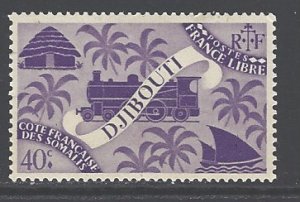 Somali Coast Sc # 228 mint hinged (RRS)