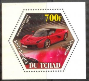 Chad 2014 Cars Ferrari (5) 2014 MNH Cinderella !