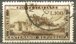 Williams Stamps  -  ITALY      Used # 518      Catalogue Value $ 100.00
