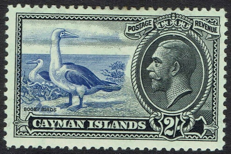 CAYMAN ISLANDS 1935 KGV BIRDS 2/-