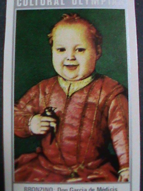 ​YEMEN-1968-SC #259 CULTURAL OLYMPIC  MEXICO'68-FAMOUS PAINTING IMPERF:-MNH