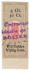 (I.B) Netherlands Revenue : Duty Stamp 5G 50c (Plakzegel)