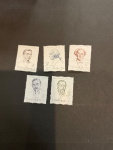 Stamps Yugoslavia Scott #491-5 never hinged