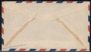 USA WWII APO Airmail Military Mail Cover 93792