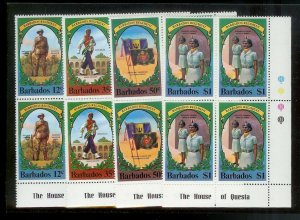 BARBADOS (26) All Diff Plate & Gutter Block Complete Sets All Mint Never Hinged