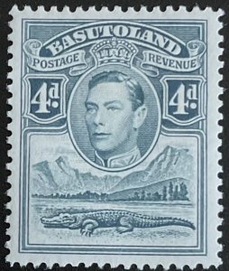 Basutoland #23 *MH* Single Alligator George VI