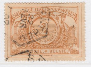 Belgium Parcel Post Railway 1895-97 2fr Used Stamp A25P58F20802-