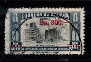 Bolivia #C192 Founding of La Paz Surcharged  - Used