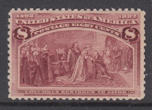 US 236 Unused Mint Hinged BIN