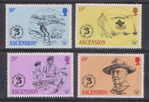 ASCENSION - 1982 75th ANNIVERSARY OF BOY SCOUTS - 2V - MINT NH