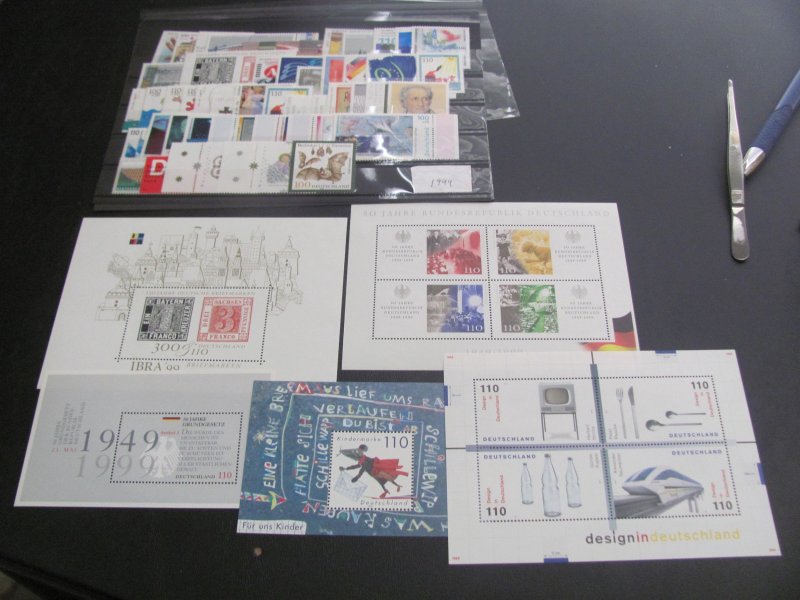 GERMANY 1999  MNH ALL SETS COMPLETE FOR THE YEARS (131)