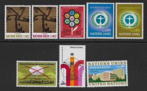 UNITED NATIONS - GENEVA SC# 22-29 YEAR SET FVF/MNH  1972