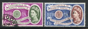 Great Britain # 377-8, Used.