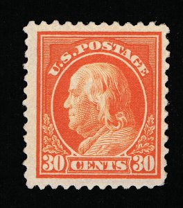 GENUINE SCOTT #516 VF MINT OG NH 1917 ORANGE RED PERF-11 FLAT PLATE UNWMK #12752