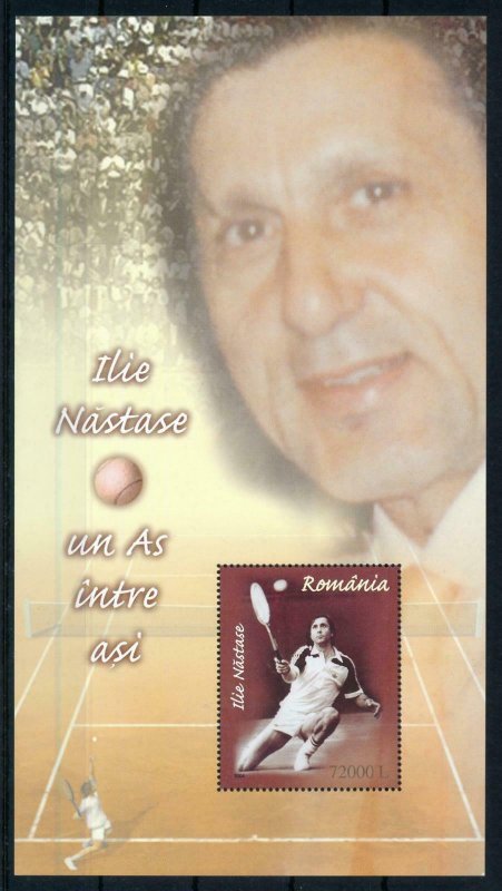 [101543] Romania 2004 Sport tennis Ilie Nastase Souvenir Sheet MNH