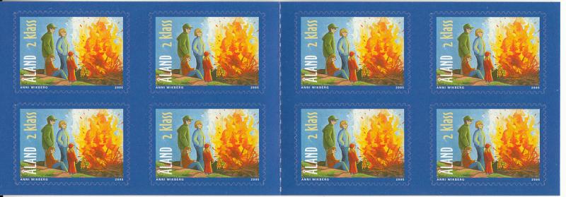 Aland MNH 2005 Booklet Walpurgis Night Bonfire