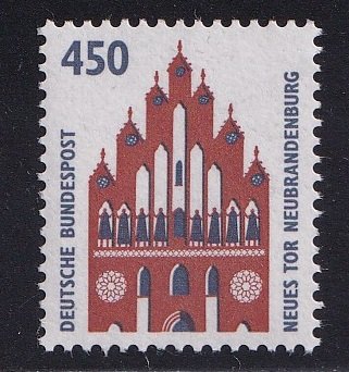 Germany   #1539   MNH   1992    Historic  sights  450 pf