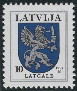 Latvia 1997 MNH Sc 368a 10s Latgale Coat of Arms