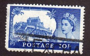 Great Britain 373 - Used - Edinburgh Castle (cv $5.25) (2)