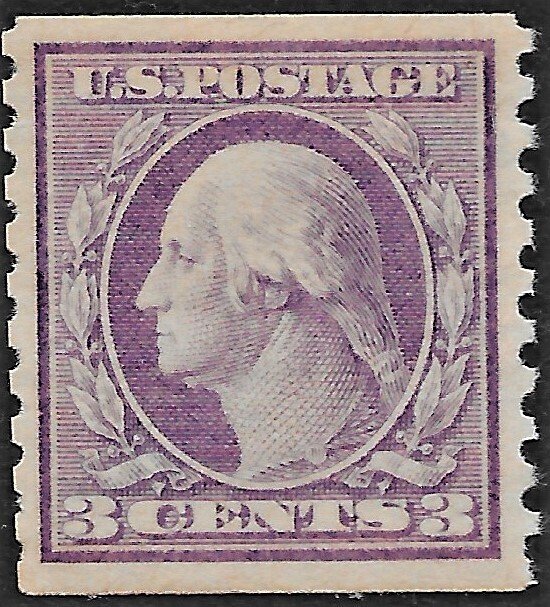 US 1917 Sc. #493 XF Mint NH Type I, Very light pencil on gum.