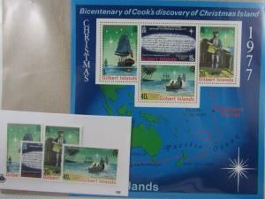 1977 Gilbert Islands SC #300-303a BICENTENARY COOK'S DISCOVERY XMAS ISLAND MNH